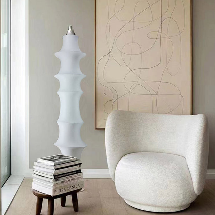 White Bamboo Floor Lamp Lighting