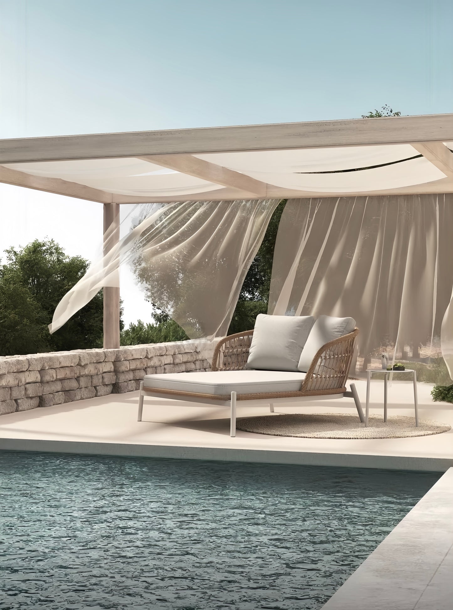 Outdoor Sun Lounger Gemma