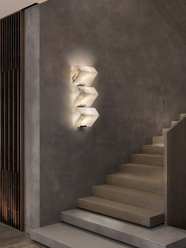 Alabaster Staircase Wall Lamp Lighting