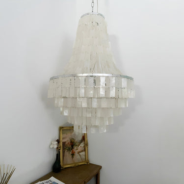 Boho Shell Tiered Chandelier Lighting