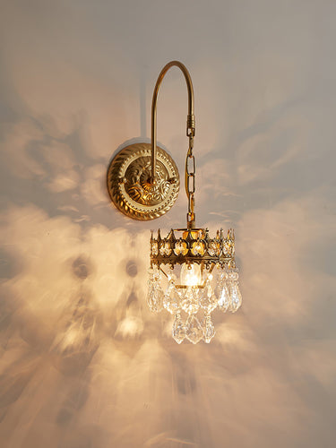 Crystal Crown Sconce Wall Lighting