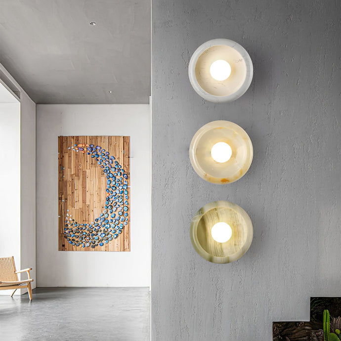 Eclipse Jade Wall Sconce Lighting