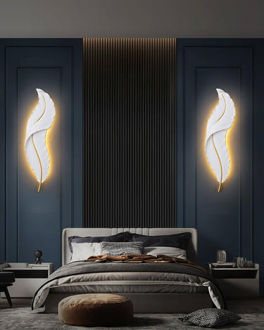 Feather Wall Lamp Lighting