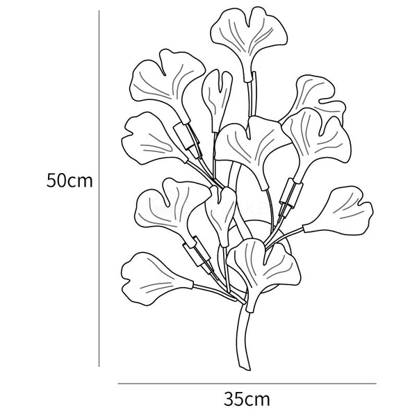 Ginkgo Leaf Wall Lamp Lighting