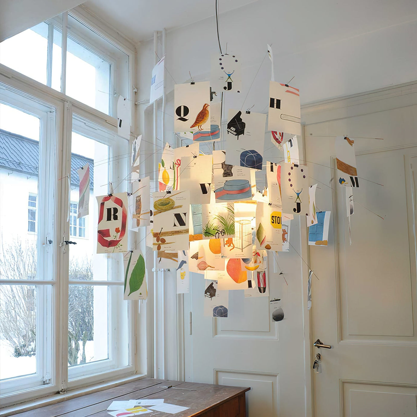 Paper Chandelier Lighting