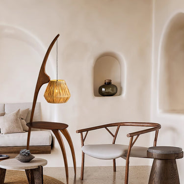 Curved Mantis Arm Floor Lamp Lighting
